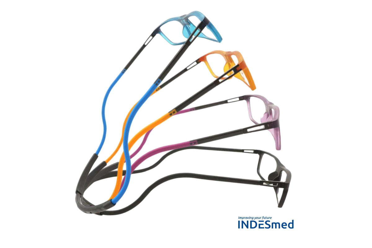 Lentes Ópticos con cierre Magnético Frontal Azul Indesmed