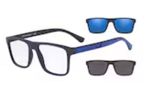Emporio Armani Lentes Ópticos con 2 Clip-On EA4115