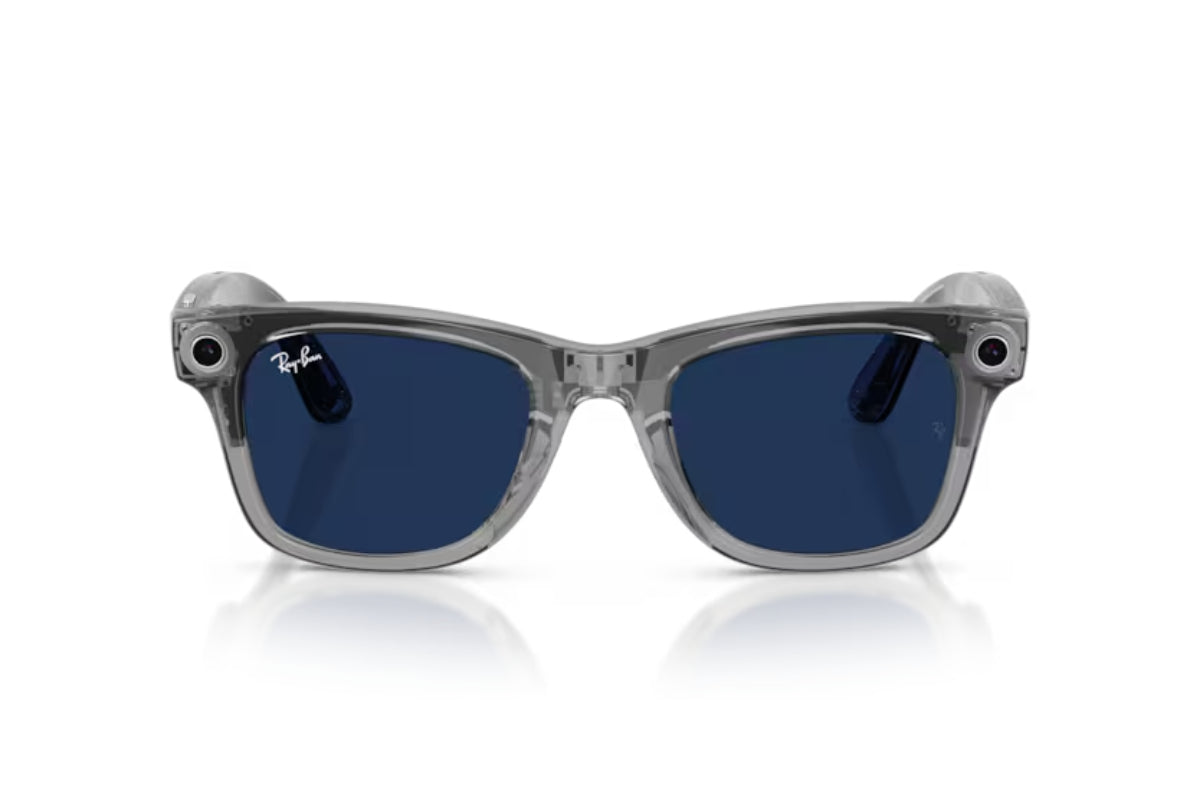 Lentes Inteligentes Wayfarer Gen 2 Transitions Zafiro Filtro de Luz Azul Ray-Ban Meta