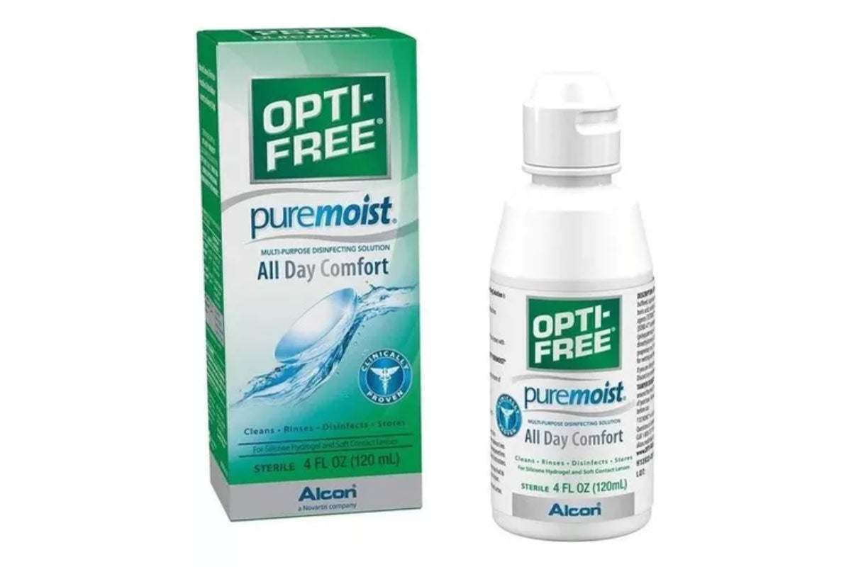 Solución Multripropósito Opti-Free Puremoist 120ml con Estuche