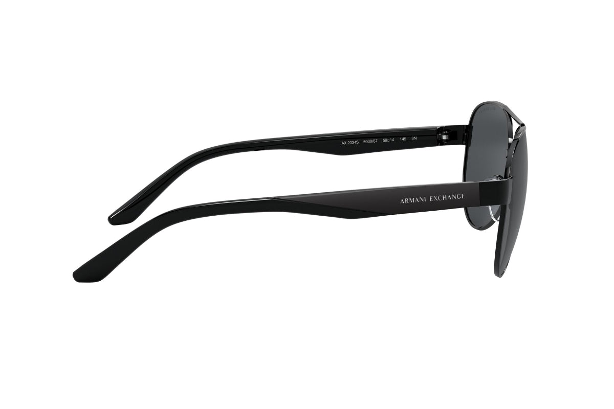 Lentes de Sol Black Armani Exchange