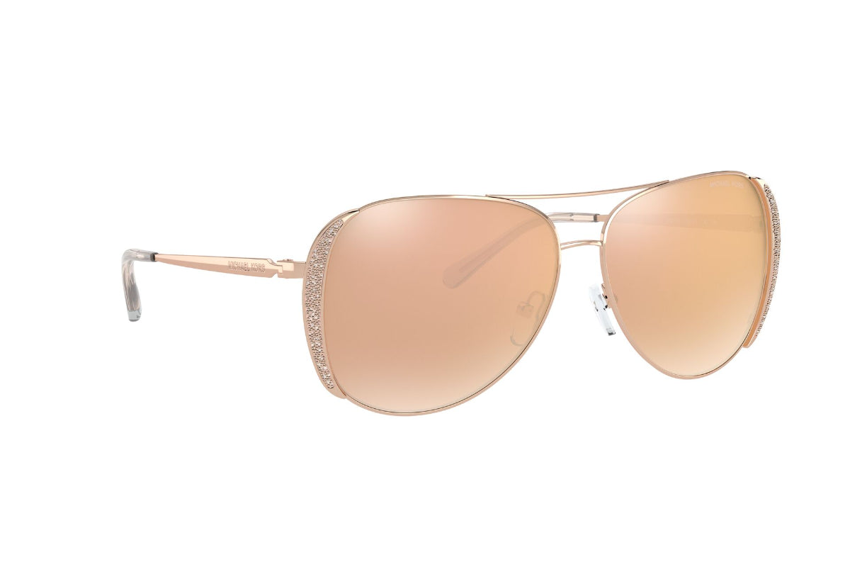 Lentes de Sol Chelsea Glam Rose dorado Michael Kors
