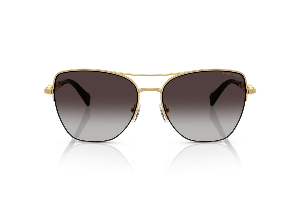 Michael Kors Lentes de Sol Dorado Beach Degradados MK1163