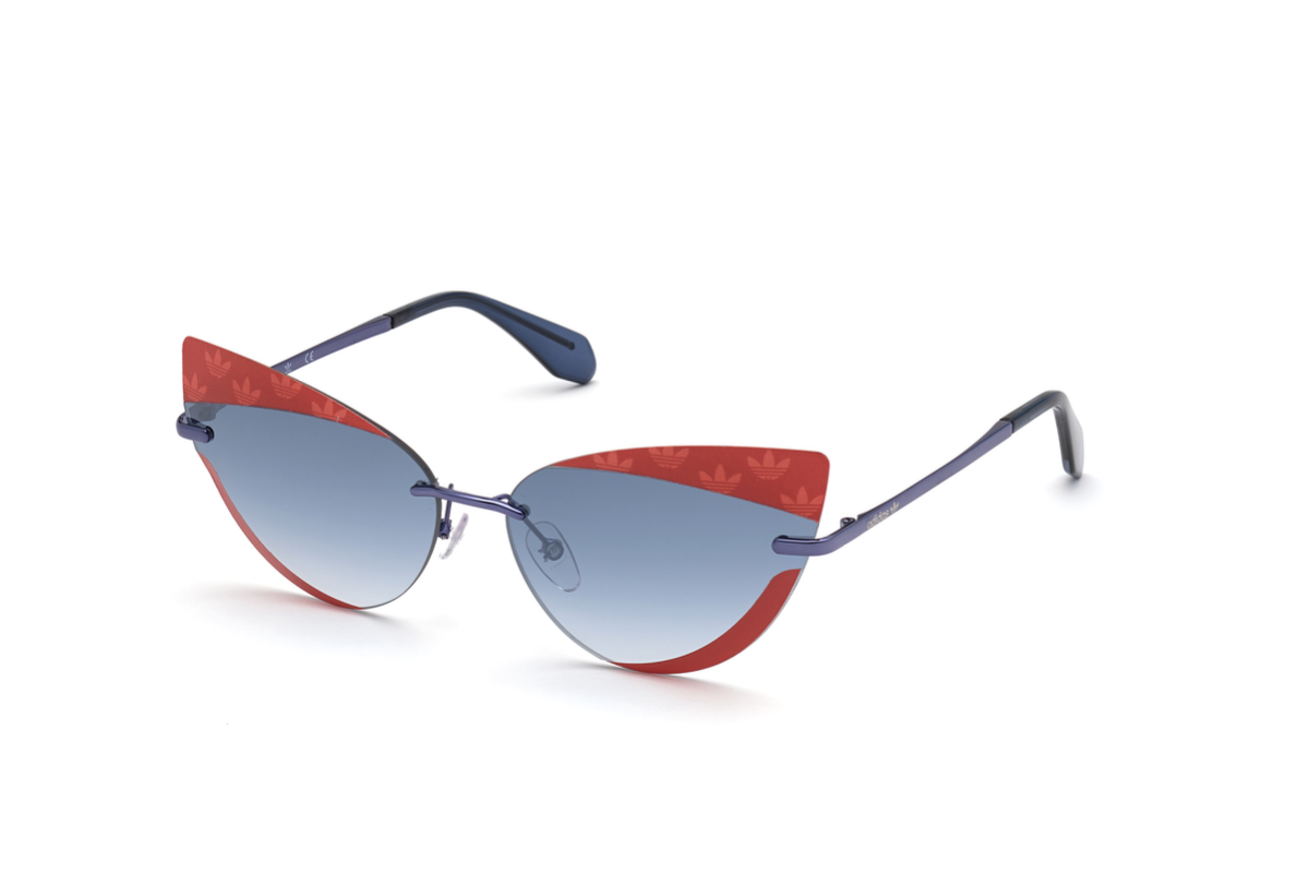 Lentes de Sol Gris Rojo Adidas Originals