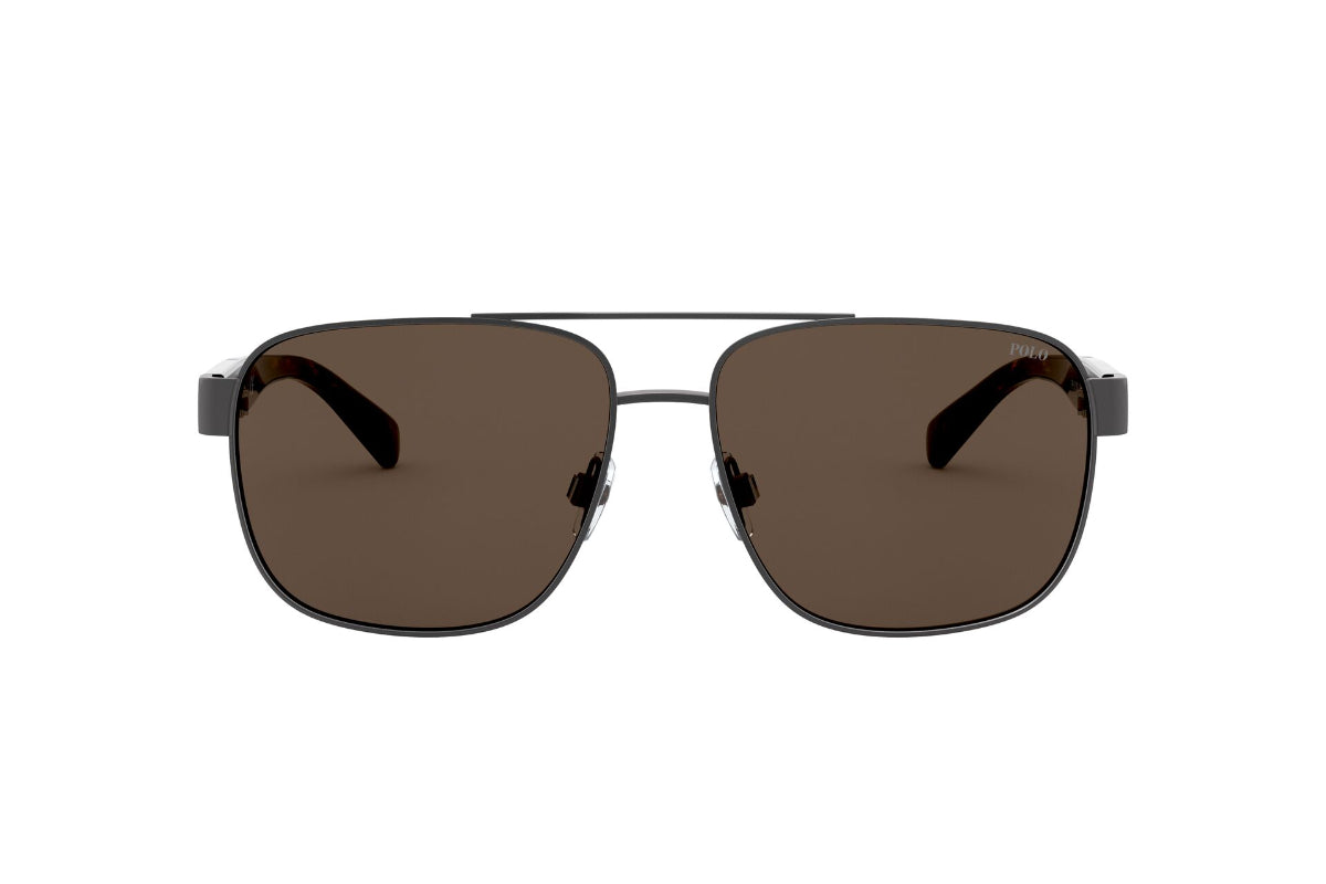 Lentes de Sol Semi Shiny Dark Gun Metal  Polo