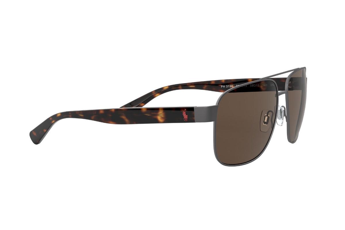 Lentes de Sol Semi Shiny Dark Gun Metal  Polo
