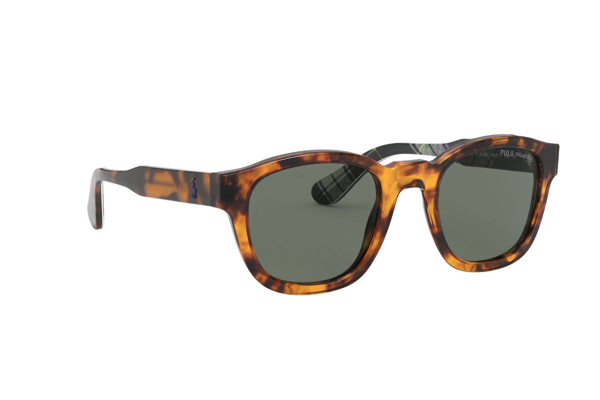 Lentes de Sol Shiny Antique Tortoise Polarizados Polo