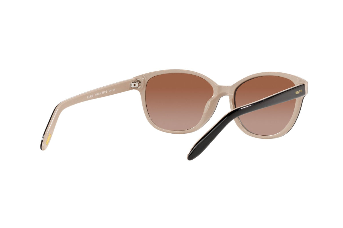 Lentes de Sol Shiny Black On Nude  Ralph