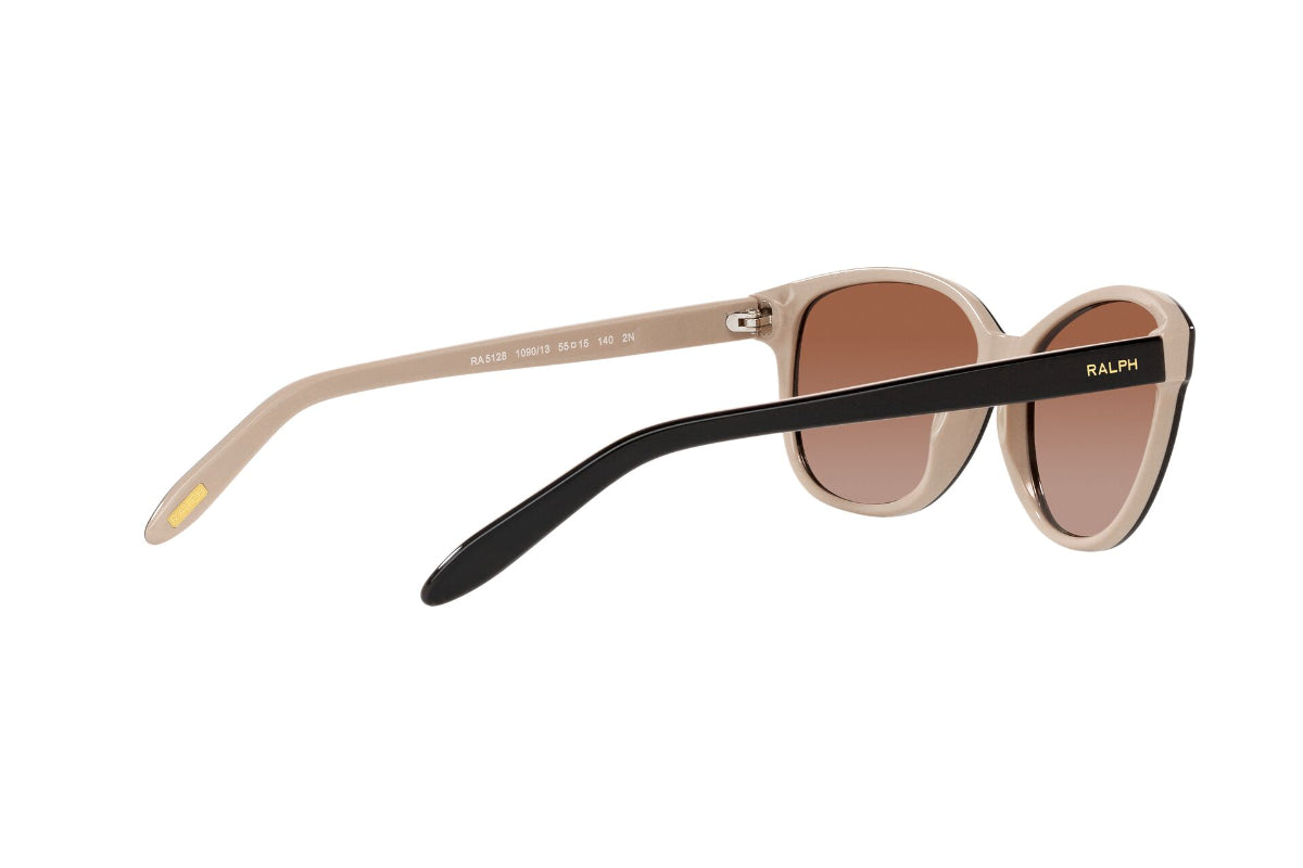 Lentes de Sol Shiny Black On Nude  Ralph