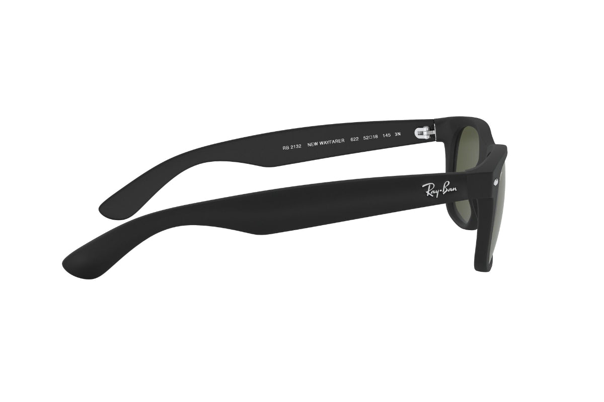 Lentes de Sol New Wayfarer Black Rubber Ray-Ban