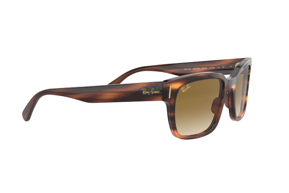 Lentes de Sol Jeffrey Striped Havana Ray-Ban