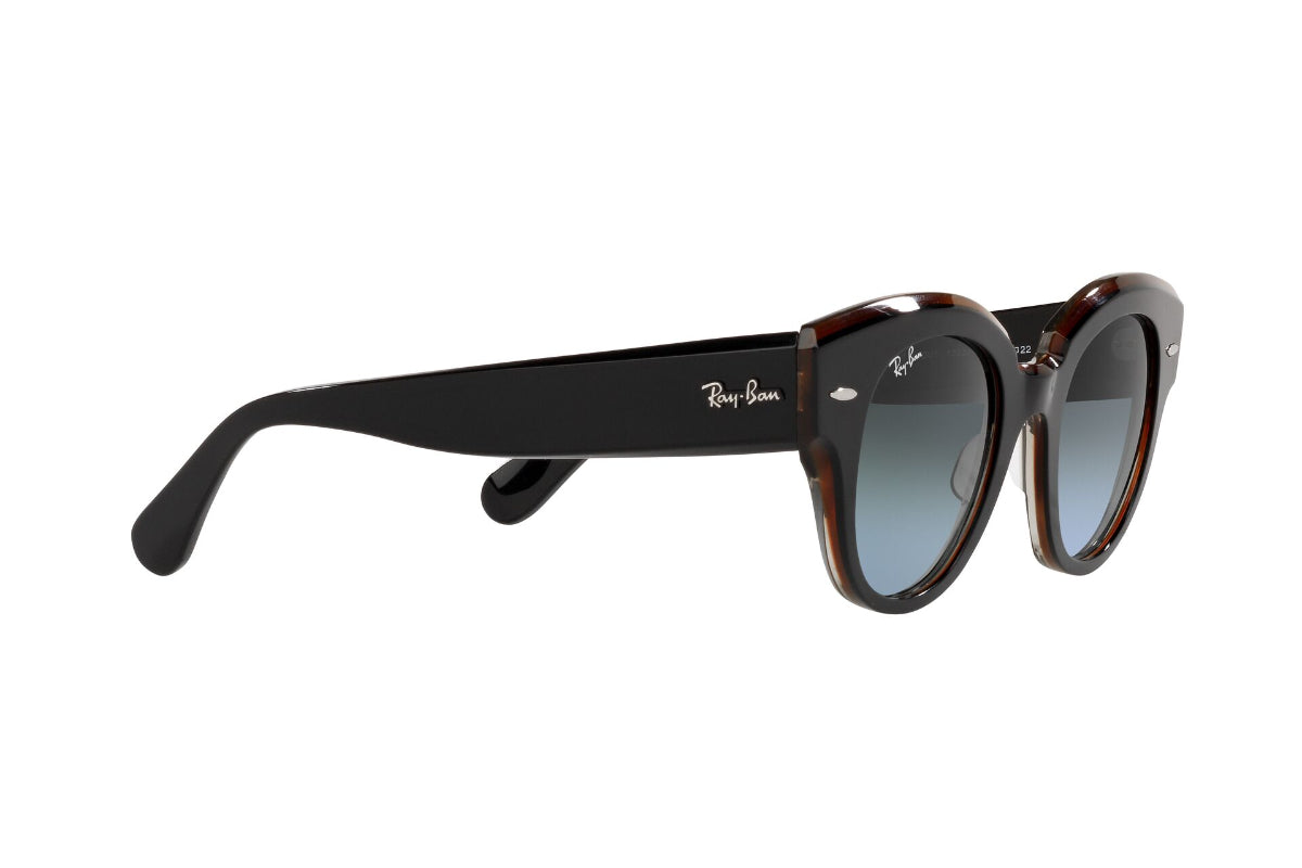Lentes de Sol Roundabout Black On Brown Ray Ban