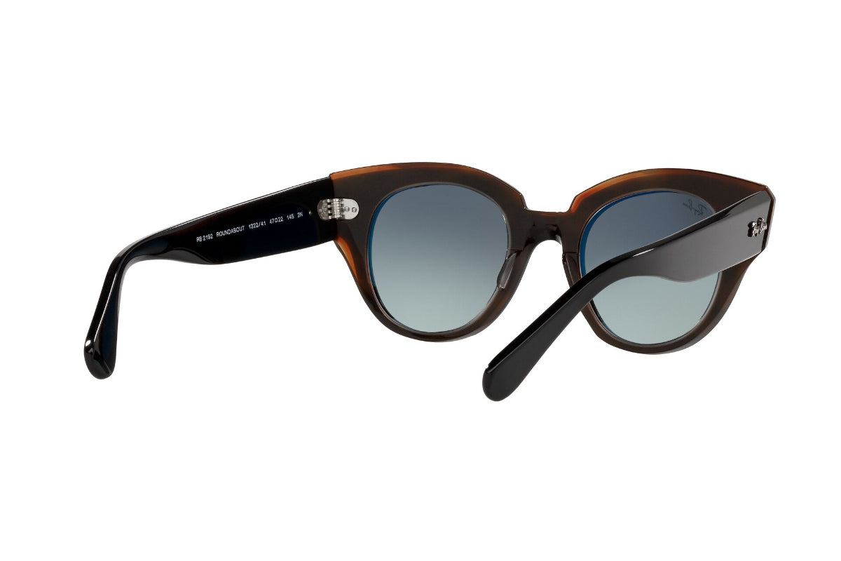 Lentes de Sol Roundabout Black On Brown Ray Ban