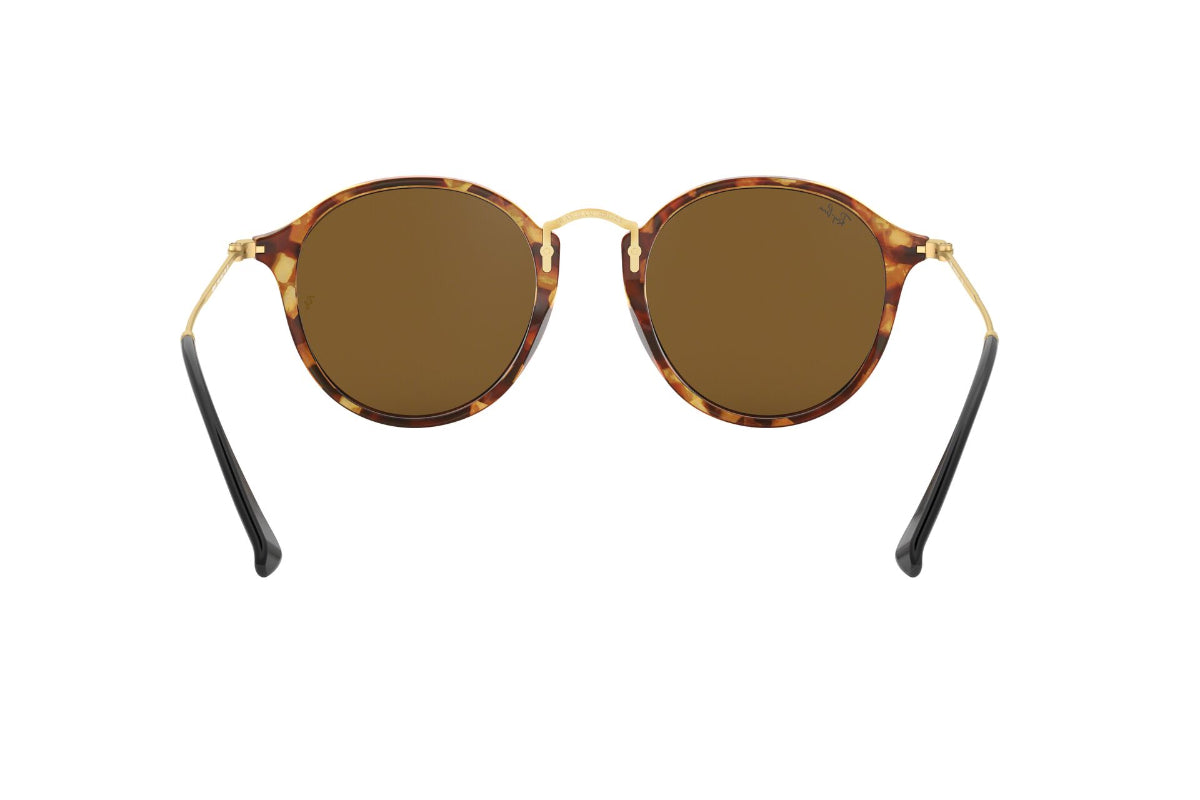 Lentes de Sol Round Fleck Havana Ray-Ban
