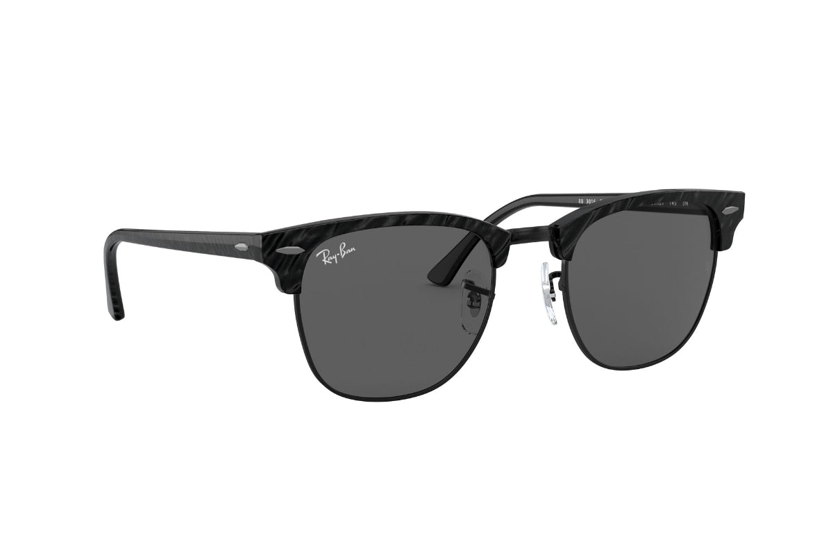 Lentes de Sol Clubmaster Wrinkled Black On Ray-Ban