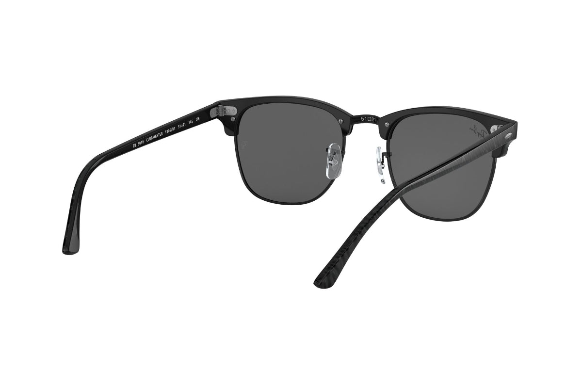 Lentes de Sol Clubmaster Wrinkled Black On Ray-Ban