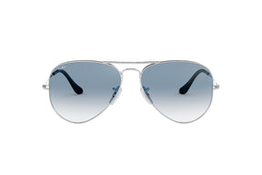 Lentes de Sol Aviator Silver Blue Ray-Ban
