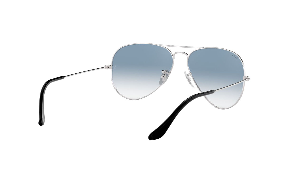 Lentes de Sol Aviator Silver Blue Ray-Ban