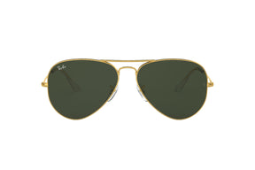 Lentes de Sol Aviator Gold Green Ray-Ban