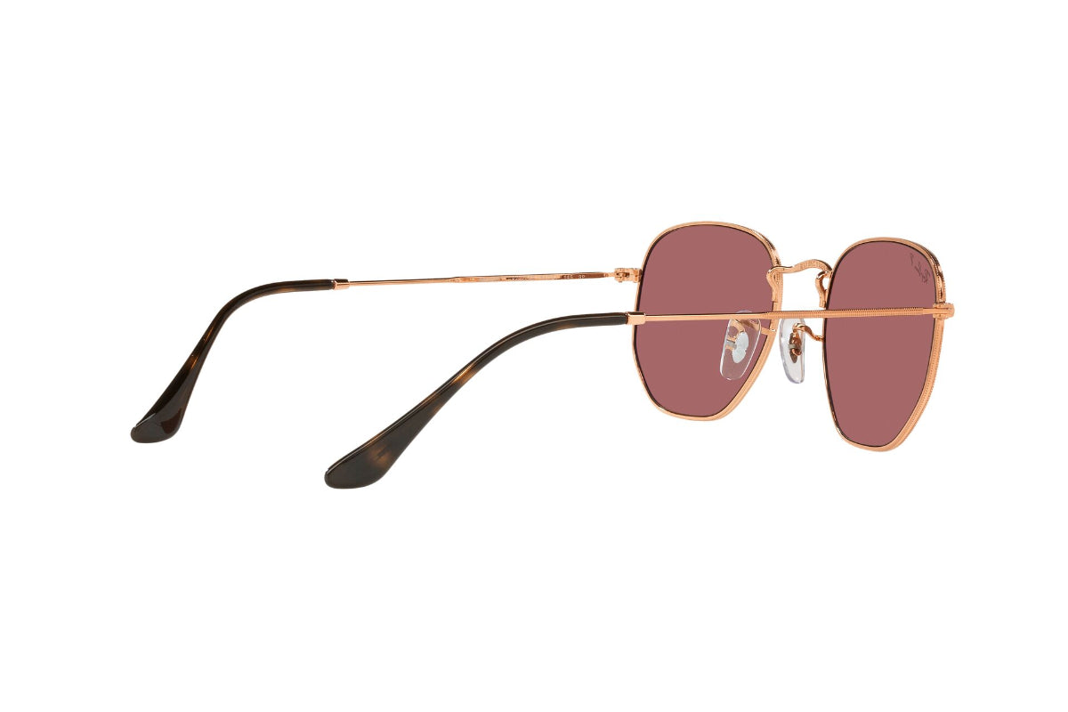 Lentes de Sol Hexagonal Rose Gold Polarizados Ray-Ban