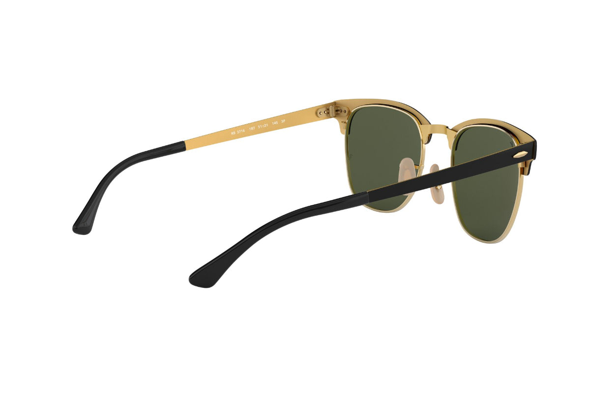 Lentes de Sol Clubmaster Metal-Negro Ray-Ban