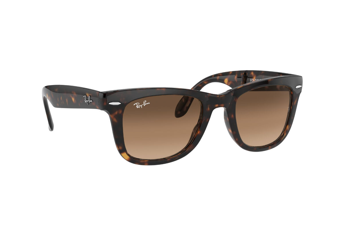 Lentes de Sol Wayfarer Folding Havana Ray-Ban