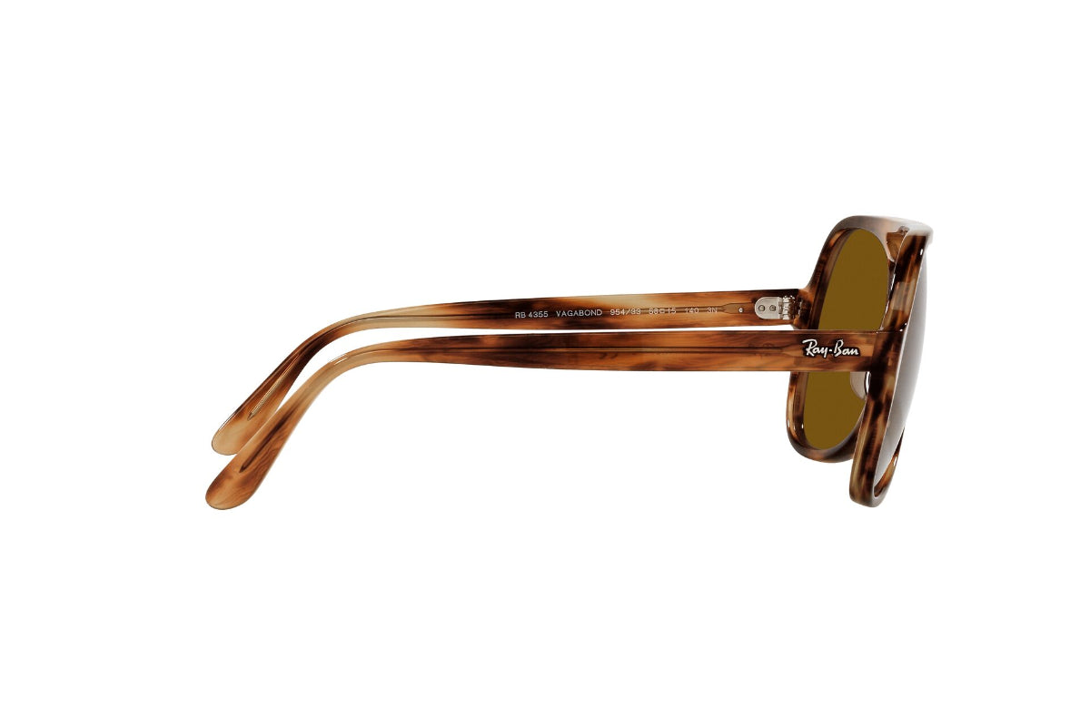 Lentes de Sol Powderhorn Striped Havana Ray Ban