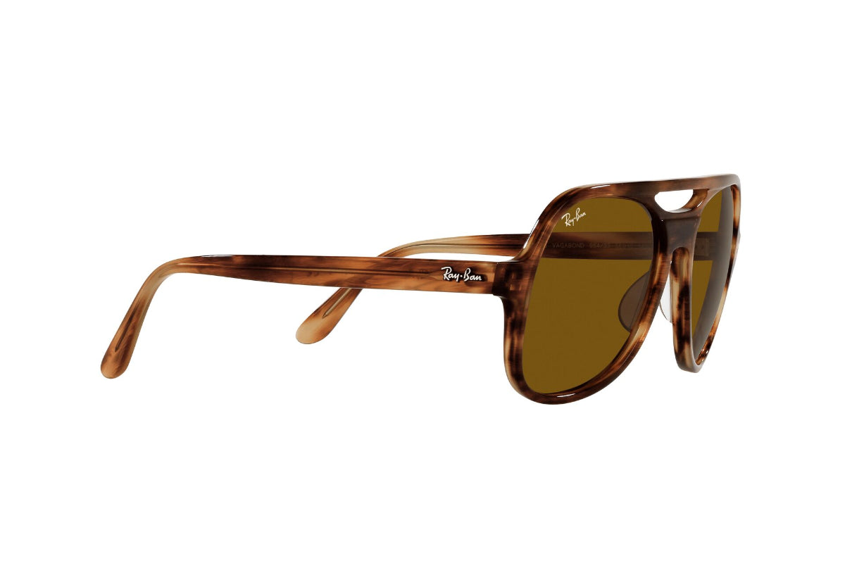 Lentes de Sol Powderhorn Striped Havana Ray Ban