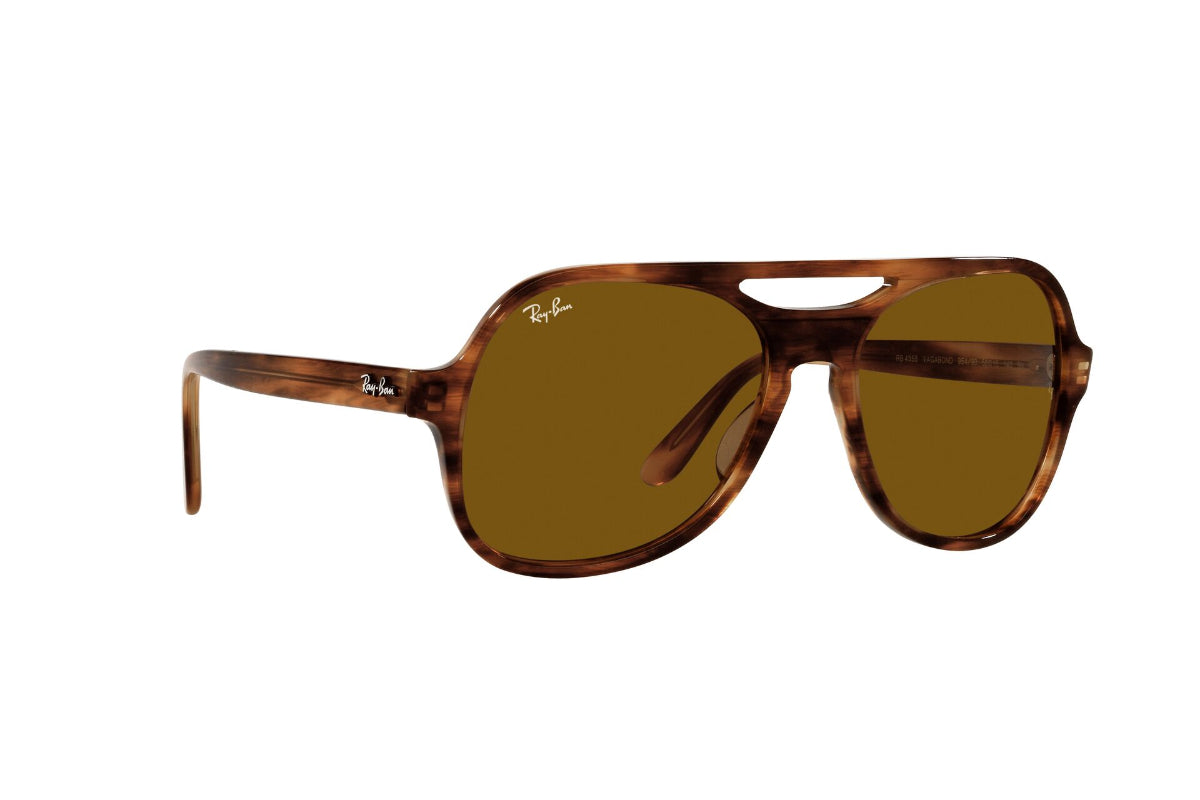 Lentes de Sol Powderhorn Striped Havana Ray Ban