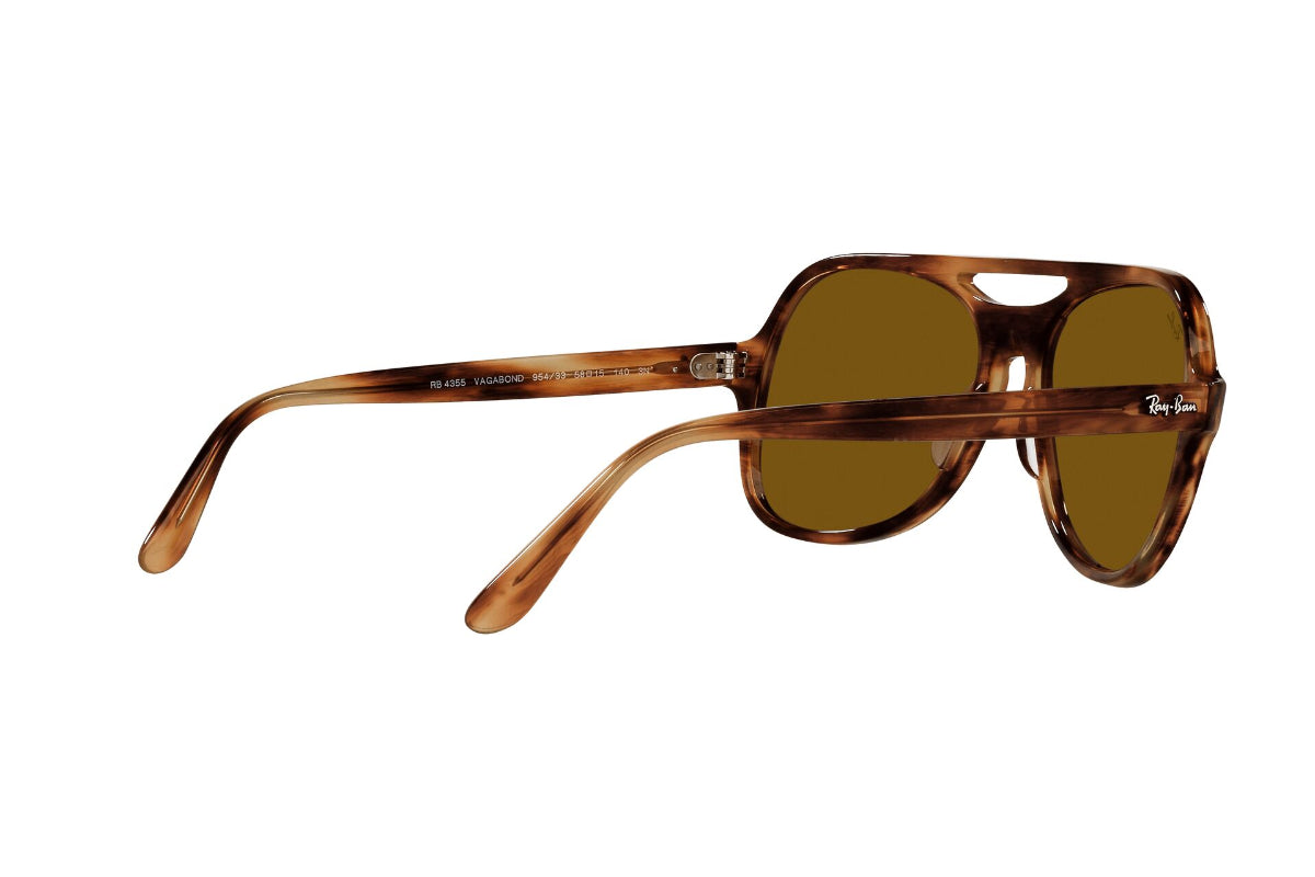 Lentes de Sol Powderhorn Striped Havana Ray Ban