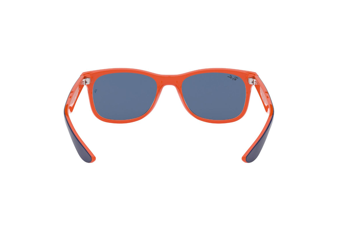 Lentes De Sol New Wayfarer Blue Orange Ray-Ban Junior