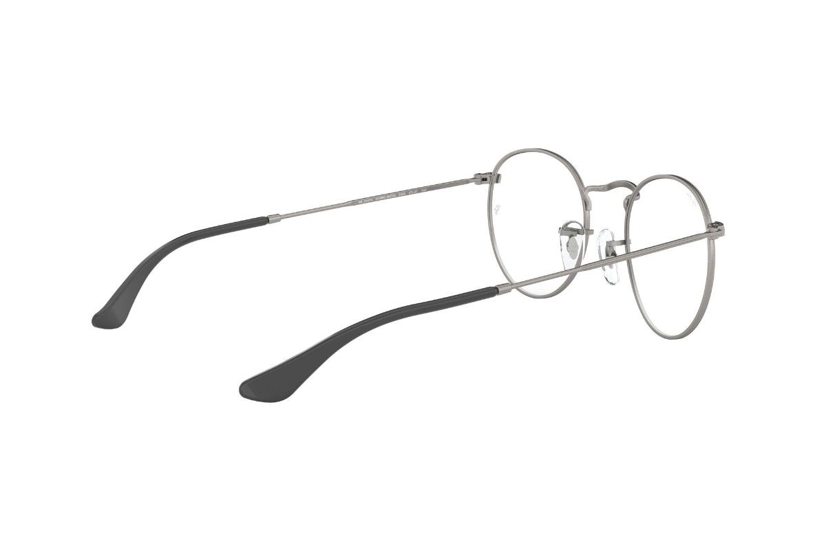 Lentes Ópticos Round Metal Matte Gunmetal Ray-Ban