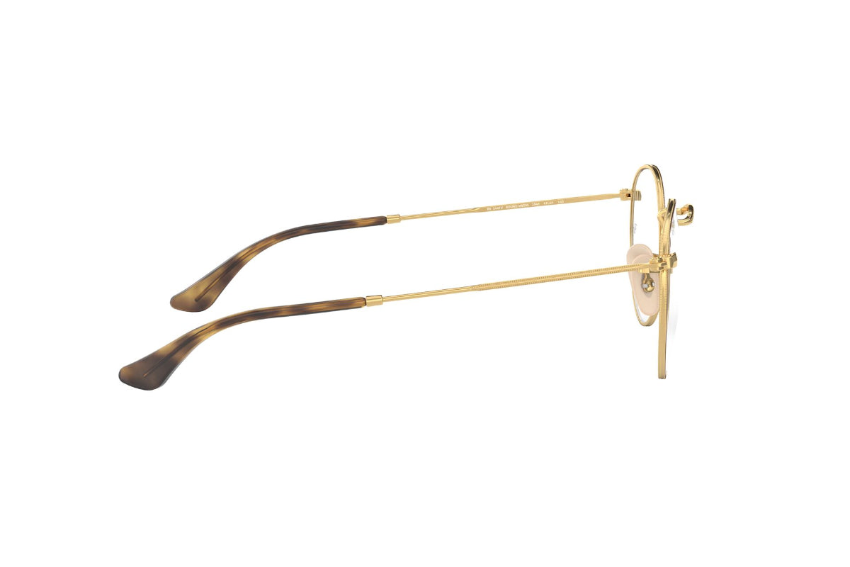 Lentes Ópticos Round Metal Havana On Arista Ray-Ban