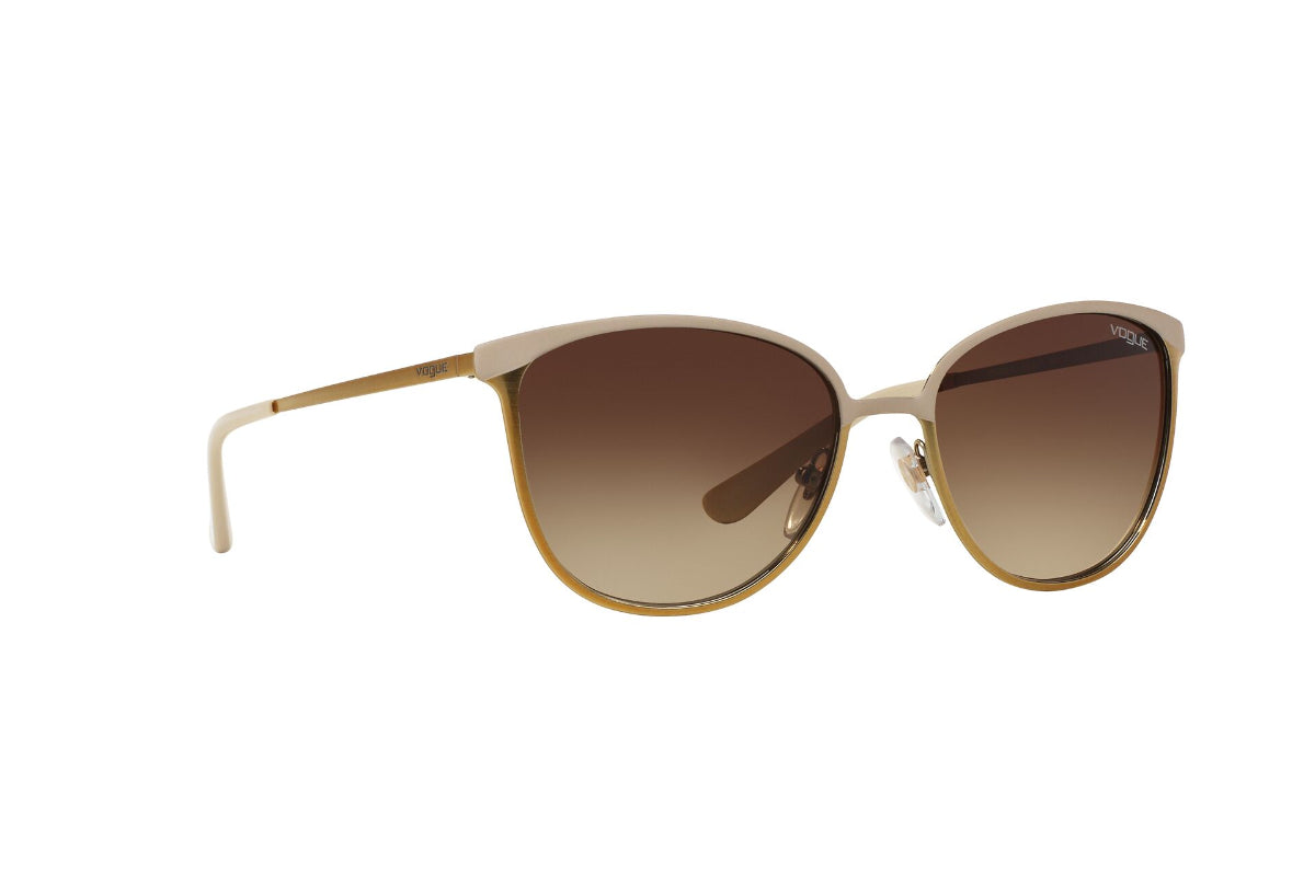 Lentes de Sol Matte Beige Vogue