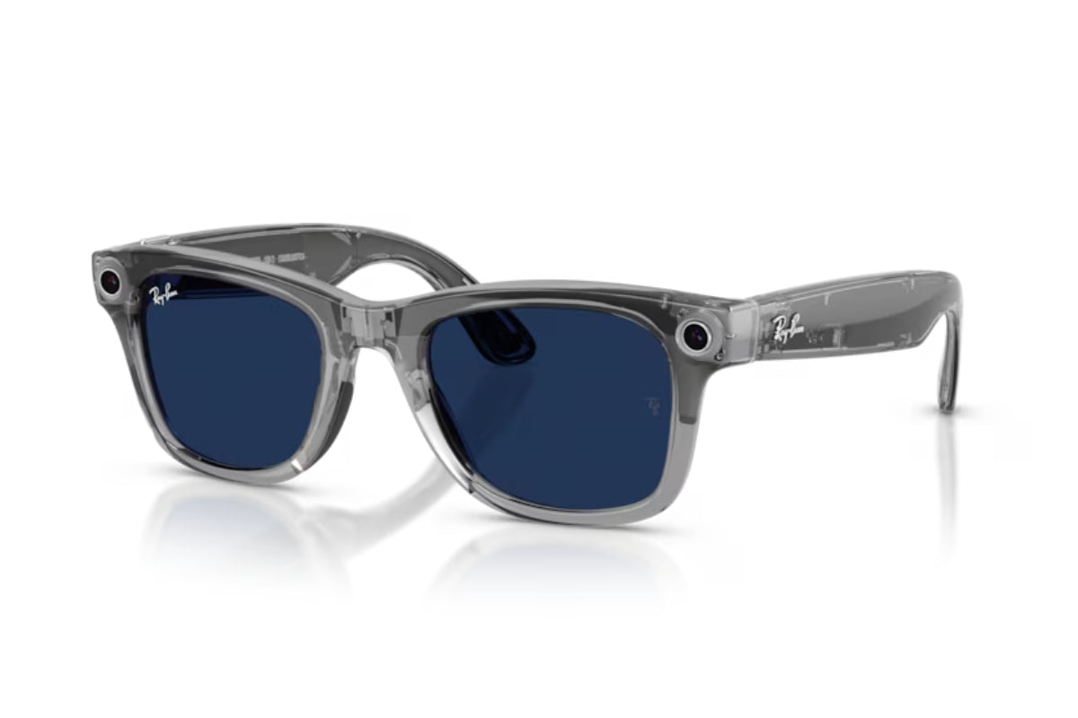 Lentes Inteligentes Wayfarer Gen 2 Transitions Zafiro Filtro de Luz Azul Ray-Ban Meta