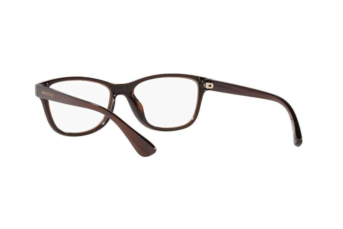 Lentes Opticos Translucent Brown Exchange Armani