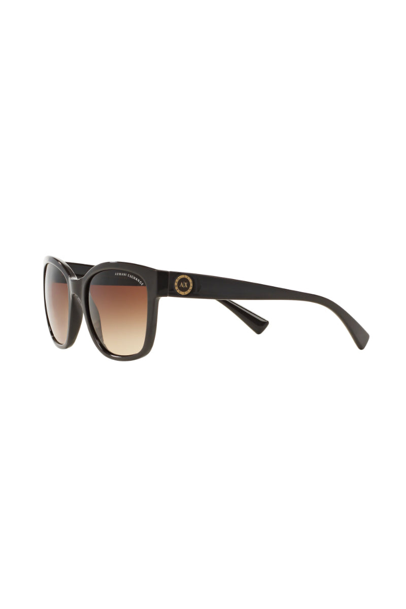 Lentes De Sol Shiny Brown Exchange Armani