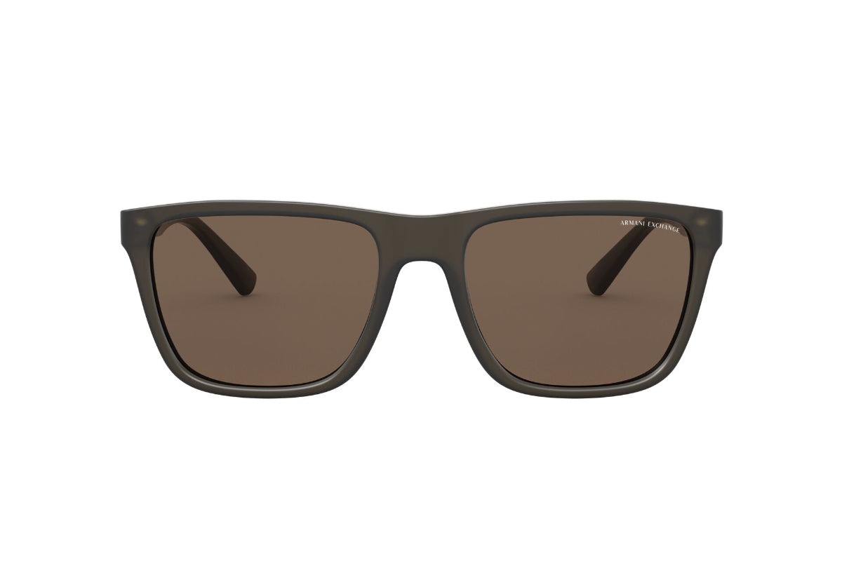 Lentes De Sol Matte Brown Armani Exchange