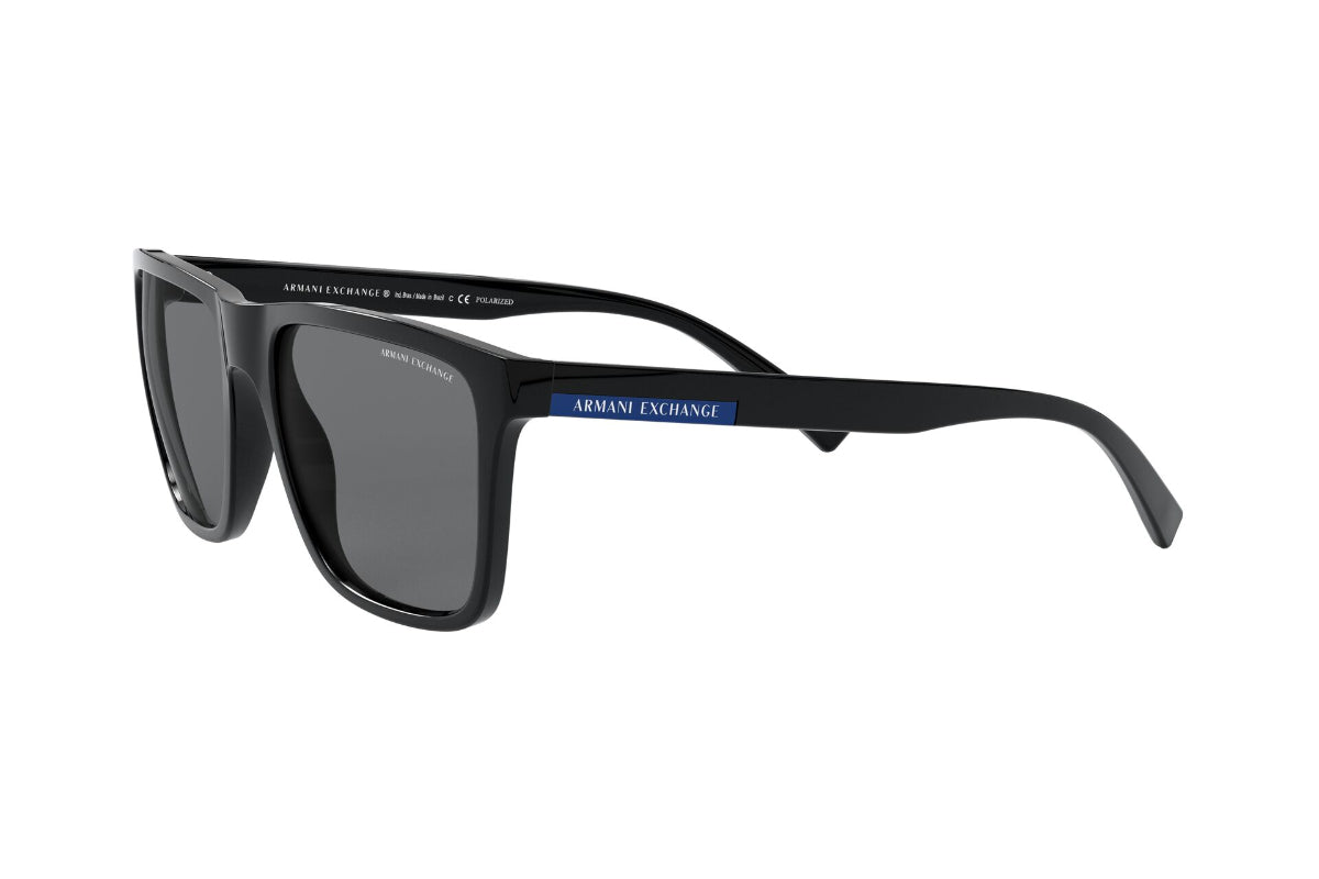 Lentes de Sol Shiny Black Polarizado Armani Exchange