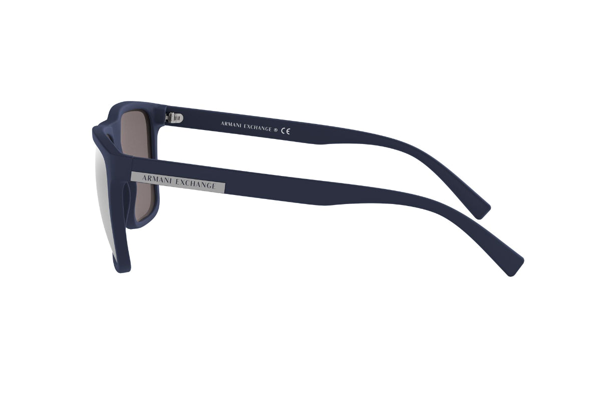 Lentes de Sol Rectangular Matte Navy Armani Exchange