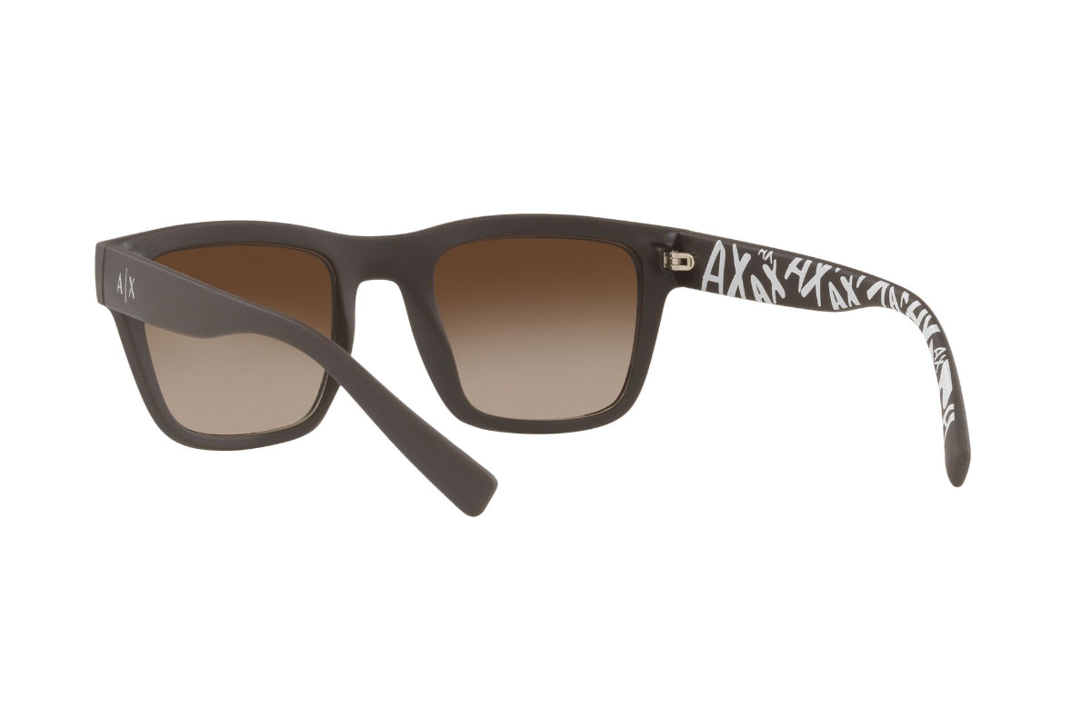 Lentes de Sol Matte Brown Exchange Armani