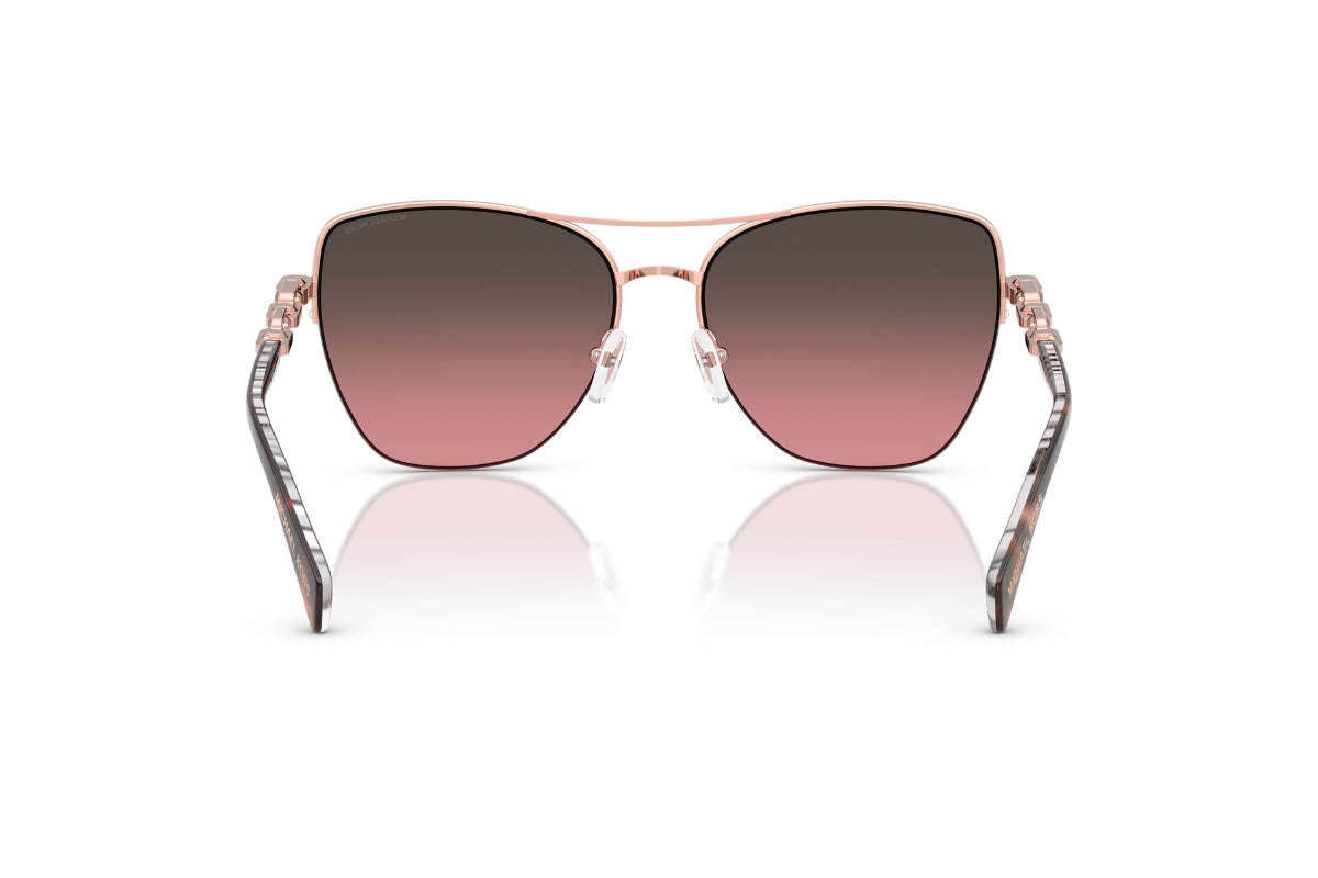 Michael Kors Lentes de Sol Dorado Beach Degradados MK1163