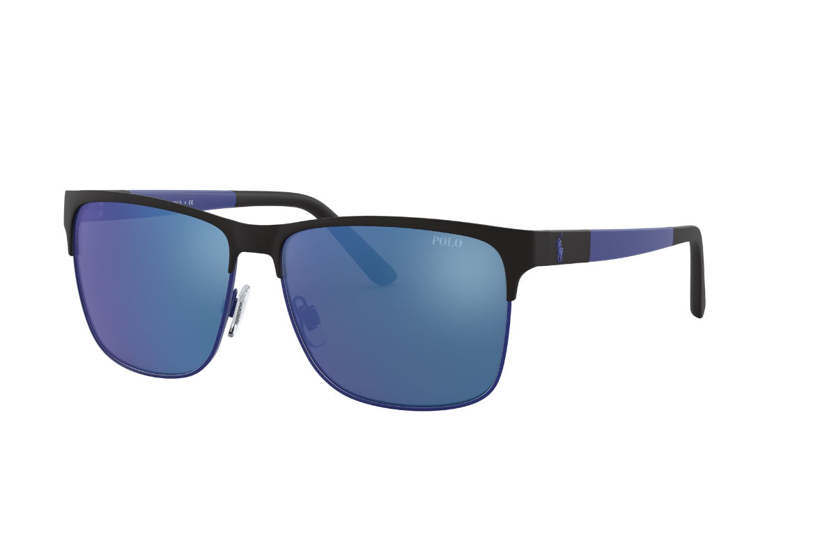 Lentes de Sol Matte Black On Matte Royal  Polo