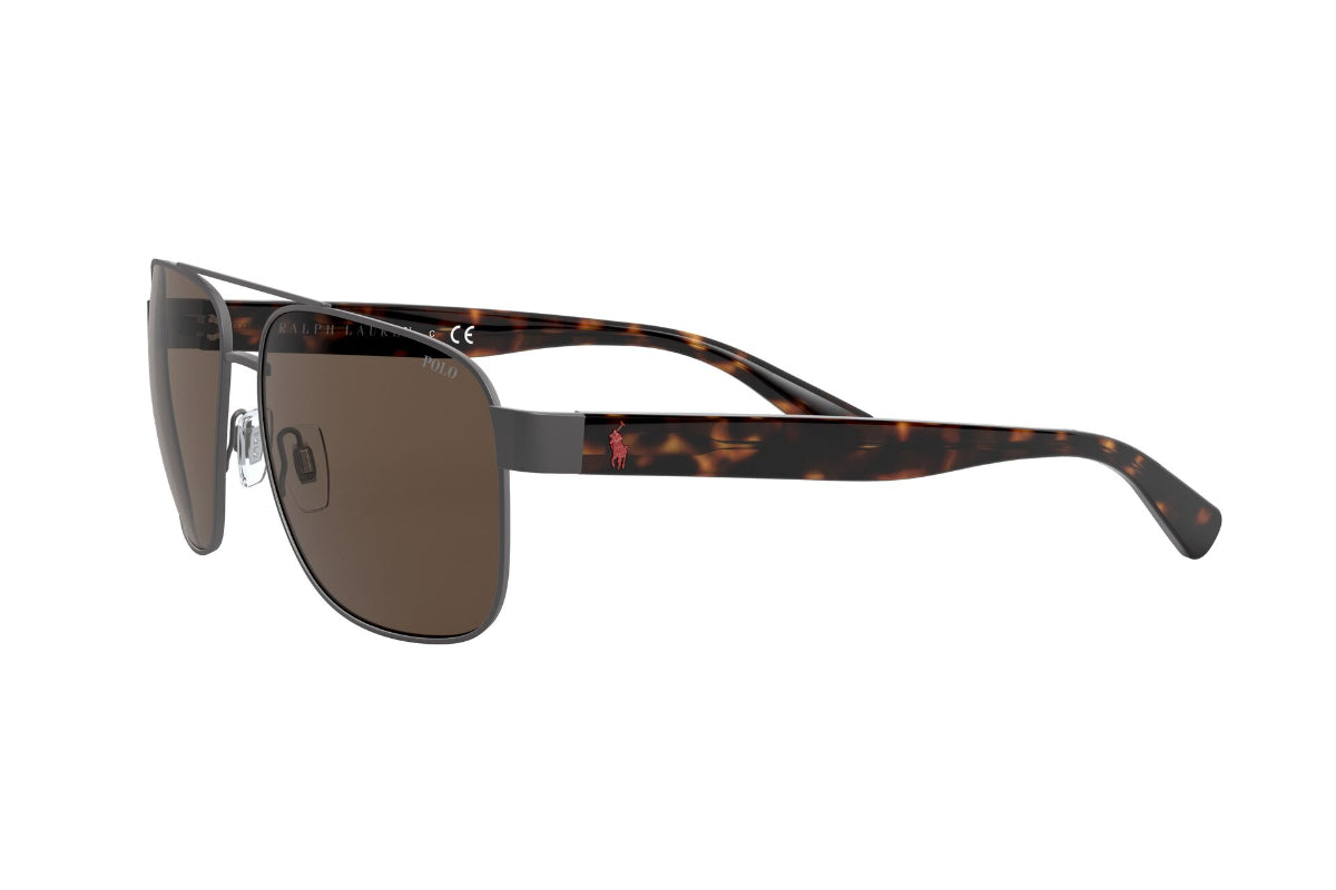 Lentes de Sol Semi Shiny Dark Gun Metal  Polo