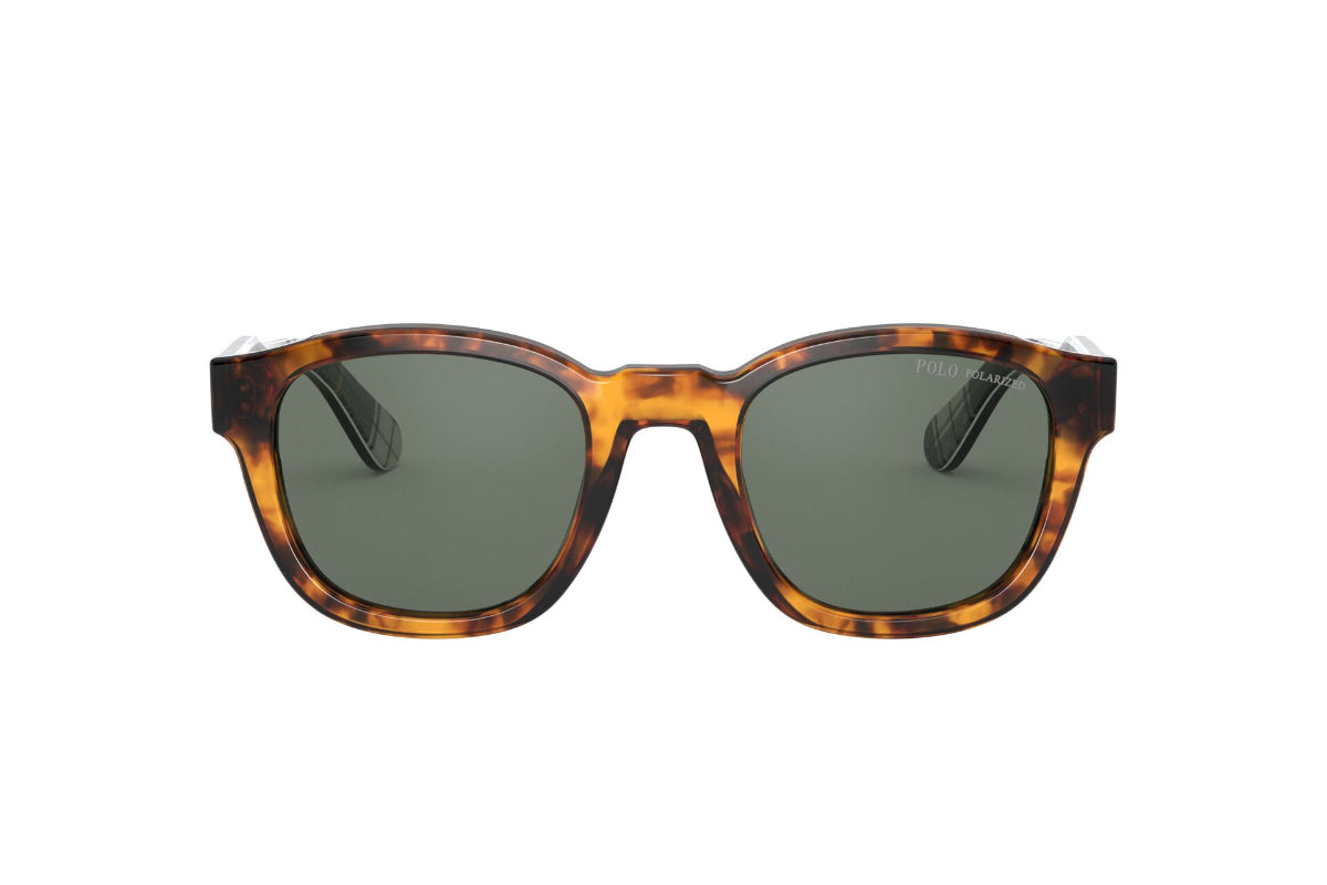 Lentes de Sol Shiny Antique Tortoise Polarizados Polo