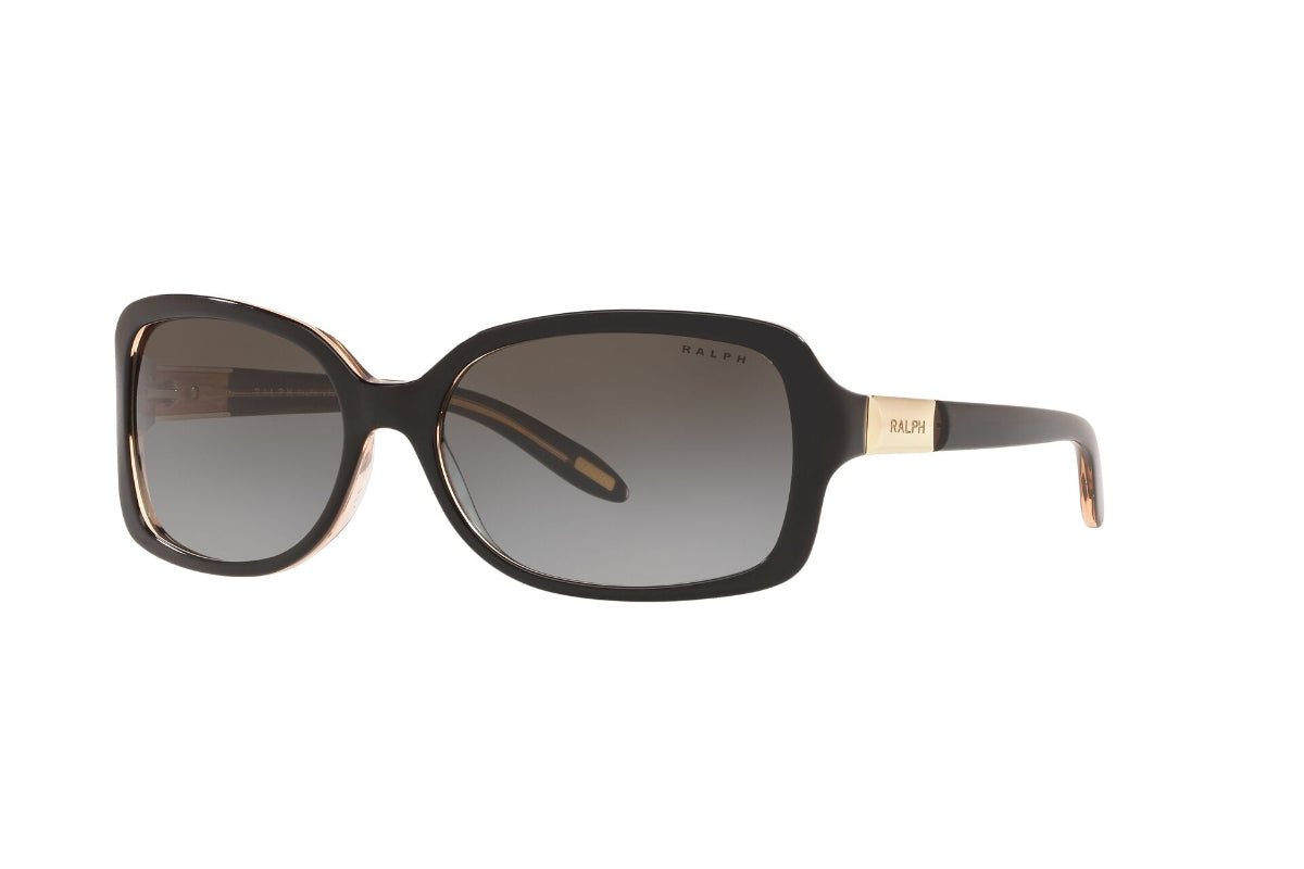 Lentes de Sol Shiny Black On Transp Brown  Ralph