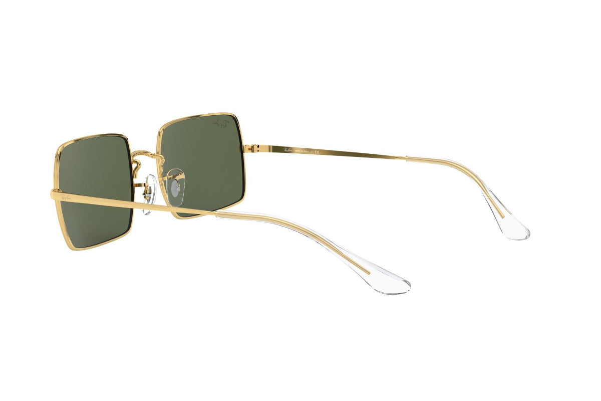 Lentes de Sol Rectangle Gold Green Ray-Ban