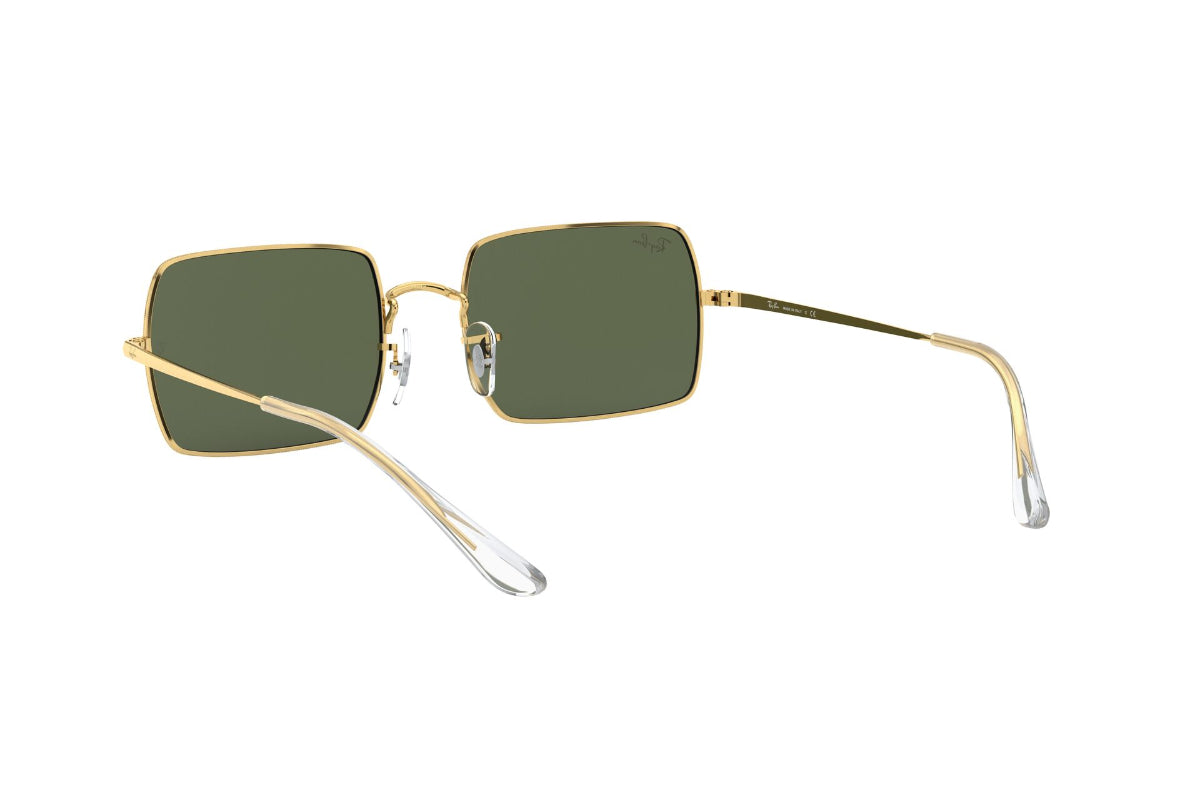 Lentes de Sol Rectangle Gold Green Ray-Ban