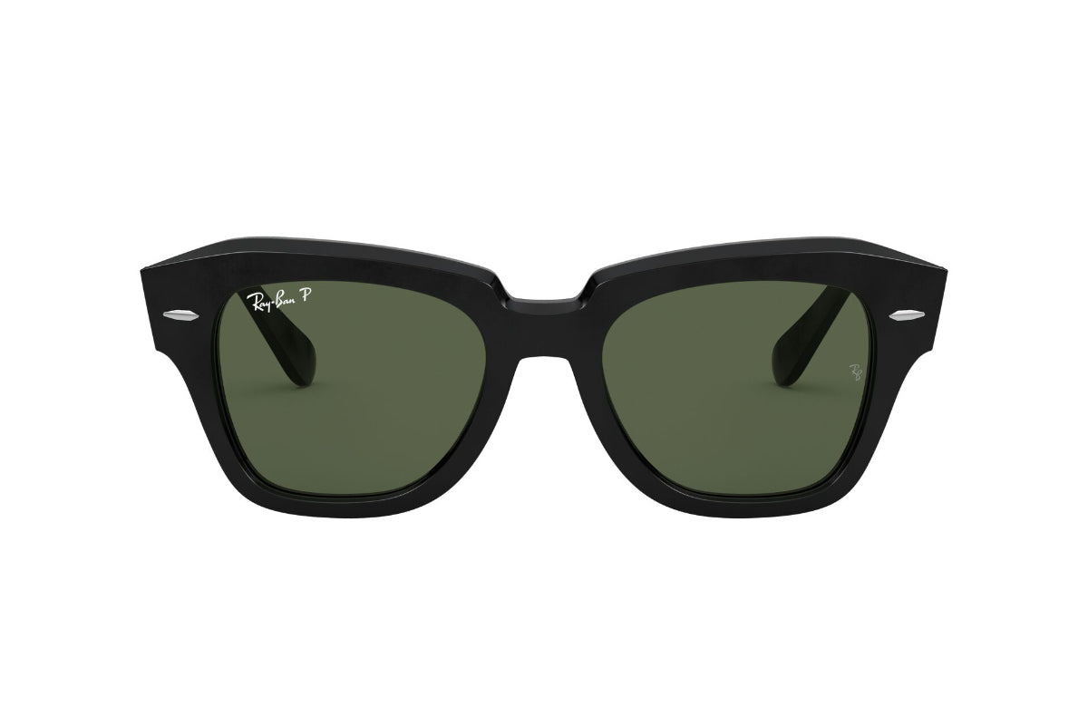 Lentes De Sol State Street Negro Polarizados Ray-Ban