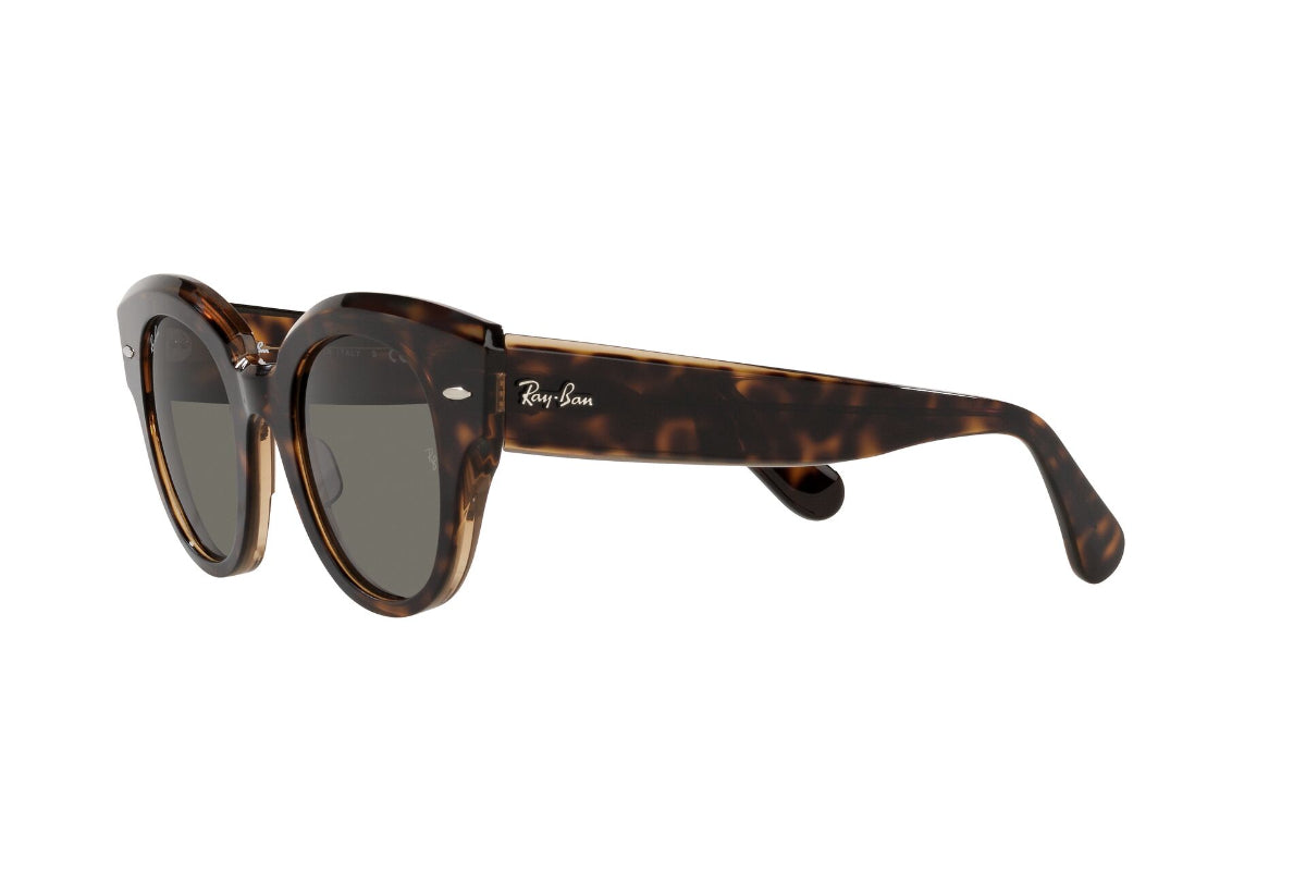 Lentes de Sol Roundabout Havana On Brown  Ray Ban